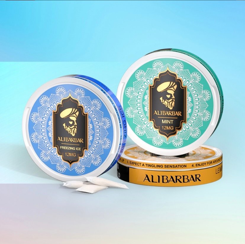 Alibarbar Nicotine Pouches Strawberry Raspberry - Image 2