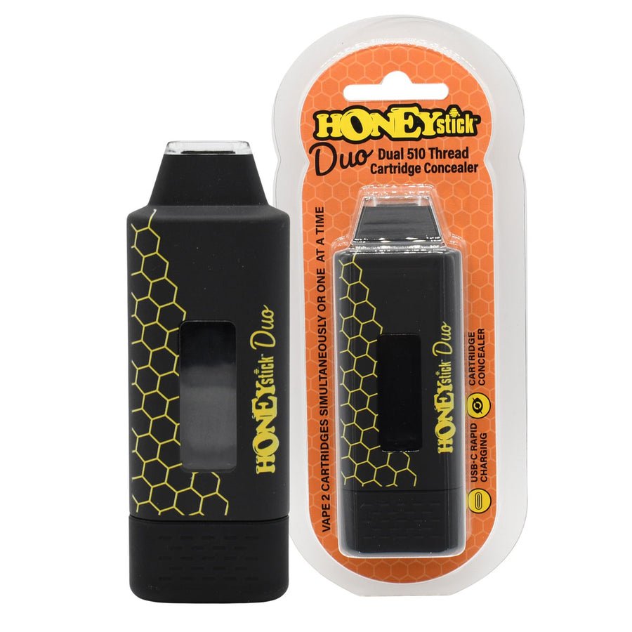 HoneyStick DUO Cartridge Vape – Autodraw Dual 510 Cart Battery(Single Duo Unit)