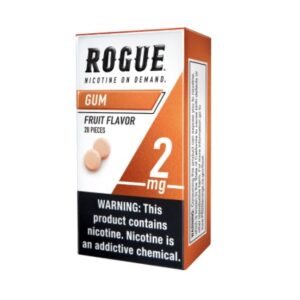 Rogue Fruit Flavor 2MG, Nicotine gum