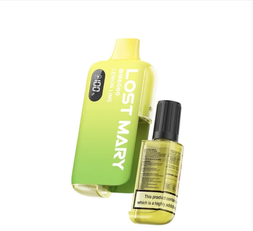 Lost Mary BM6000 Lemon Lime Disposable Vape - 20mg