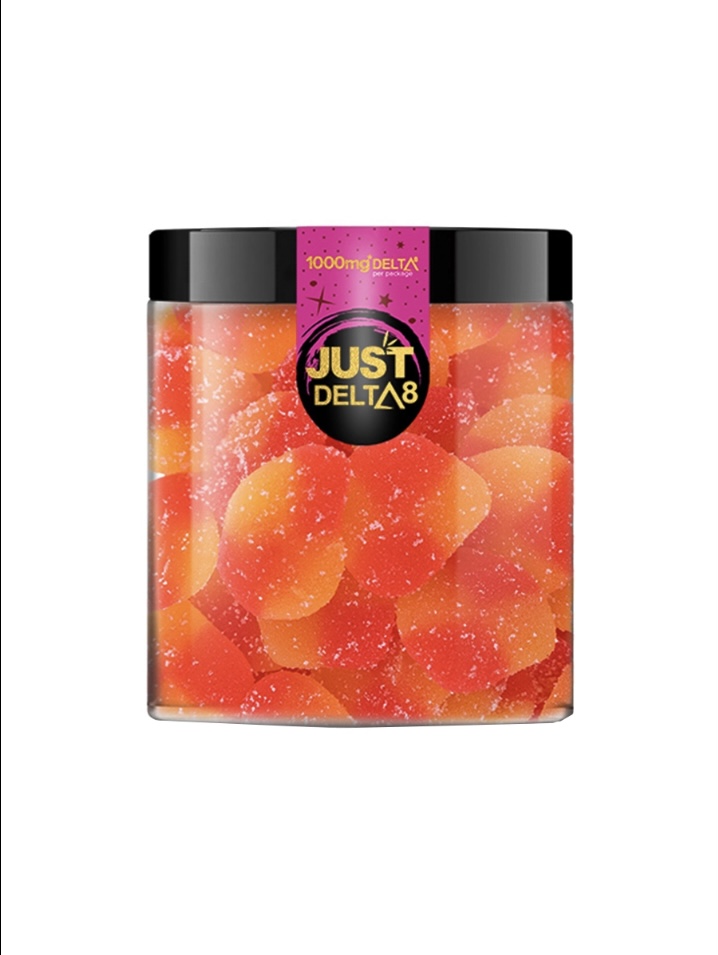 1000mg Delta 8 Gummies Exotic Peach