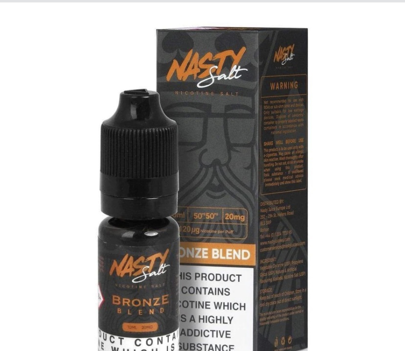 Nasty Juice Nic Salt 10ml - Bronze Blend
