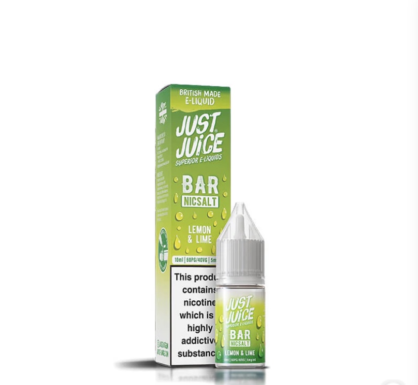 Just Juice Bar Range Lemon & Lime 10ml Nic Salt E-Liquid