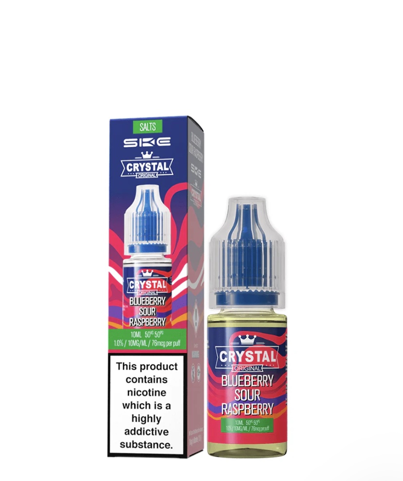 Blueberry Sour Raspberry Crystal Vape Juice by SKE