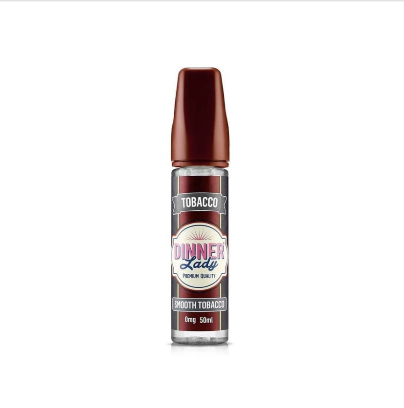 Dinner Lady 50ml Shortfill - Tobacco Range - Smooth Tobacco