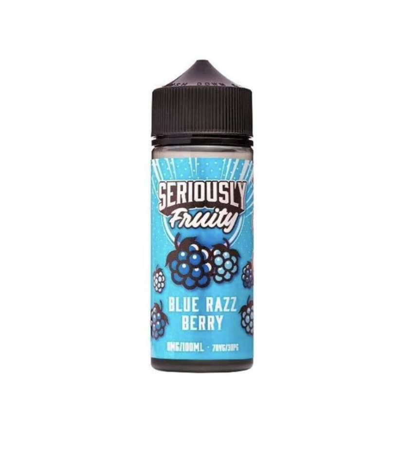 Blue Razz Berry 100ml Shortfill E-Liquid by Seriously Fruity