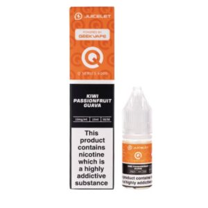 Kiwi Passionfruit Guava Q Series 6000 Nic Salt E-Liquid by Juicelet