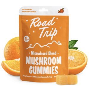 ROAD TRIP - MICRODOSED GUMMIES + FUNCTIONAL MUSHROOMS - ORANGE
