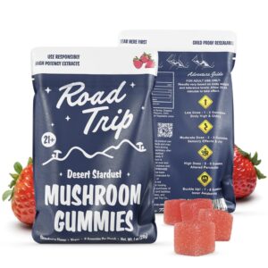 DESERT STARDUST MUSHROOM GUMMIES - STRAWBERRY