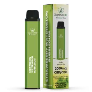 CBD Disposable Vape - Strawberry Watermelon Bubblegum (2000mg)