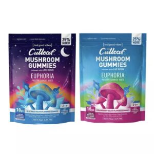 CUTLEAF EUPHORIA LIVE ROSIN MUSHROOM GUMMIES 1000MG 10CT