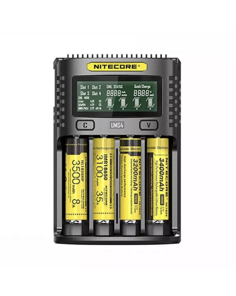 NITECORE UMS4 4-SLOT USB FAST CHARGER