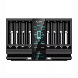 EFEST LUC V8 DOUBLE LCD SCREEN FAST CHARGER