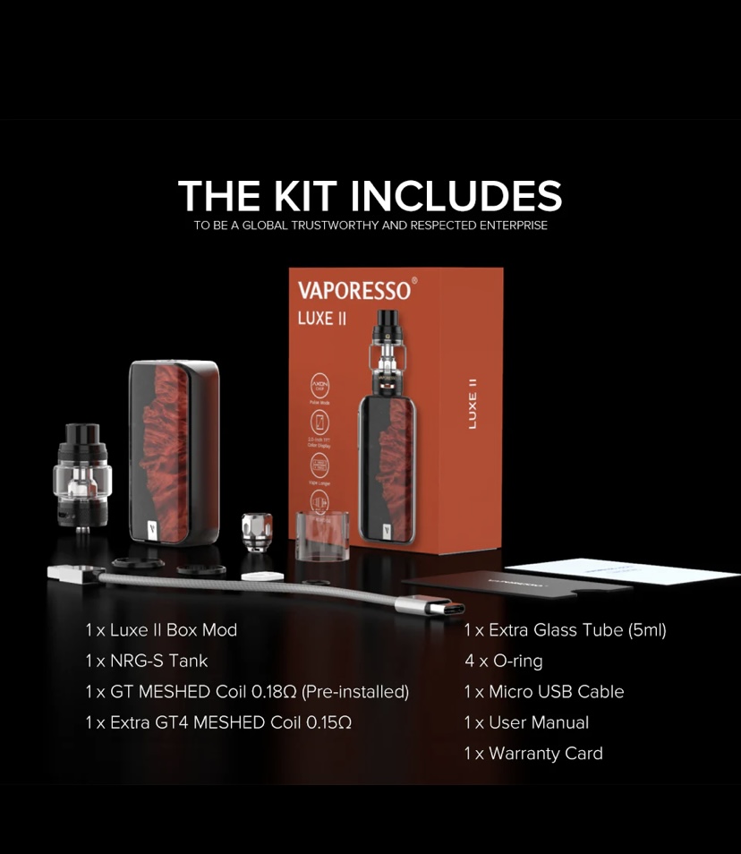 Vaporesso LUXE 2 Kit with NRG-S Tank (220W, 8ml) - Image 21