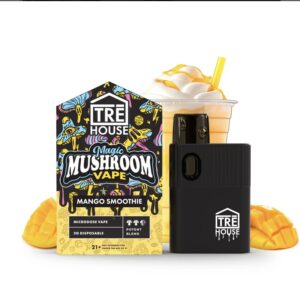 TRE HOUSE | MICRODOSE MAGIC MUSHROOM VAPE PEN – MANGO SMOOTHIE – 2G DISPOSABLE PEN