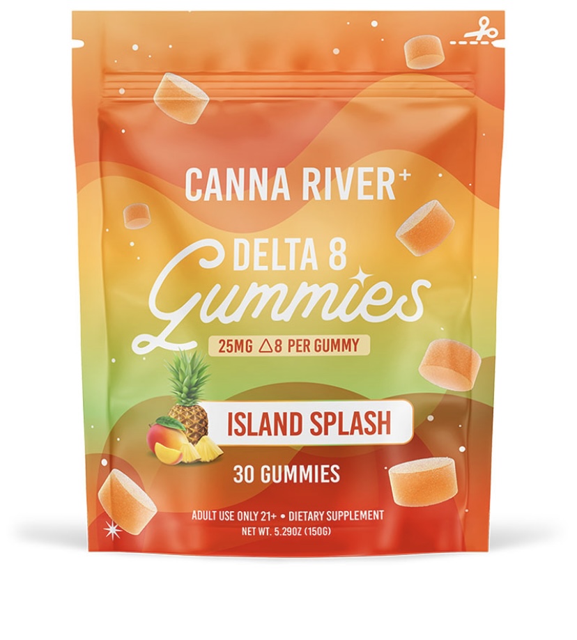 DELTA 8 THC GUMMIES – ISLAND SPLASH – CANNA RIVER