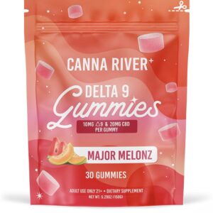 DELTA 9 THC GUMMIES WITH CBD – MAJOR MELONZ – CANNA RIVER
