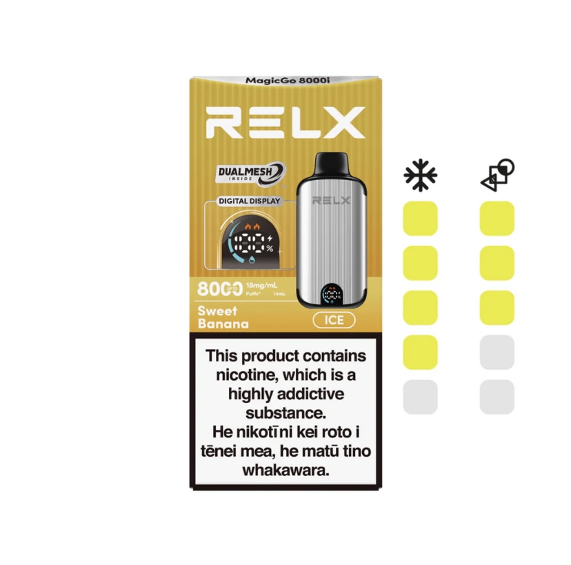 Sweet Banana (Ice) 8000i Puff 18mg/mL