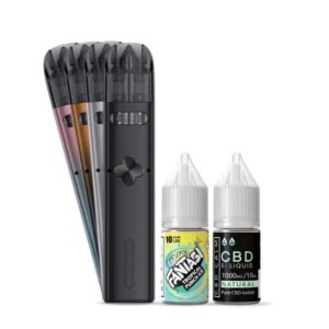 CBD & Bar Juice Vape Pack with Caliburn Explorer