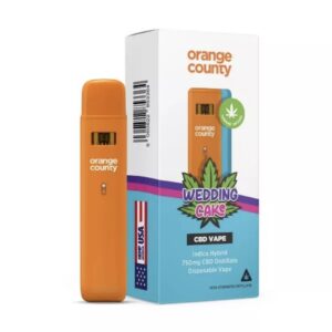 Wedding Cake - CBD Terpenes 750mg Disposable Vape | Orange County CBD