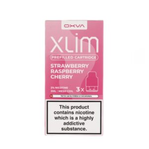 Xlim Strawberry Raspberry Cherry Prefilled Pods by Oxva