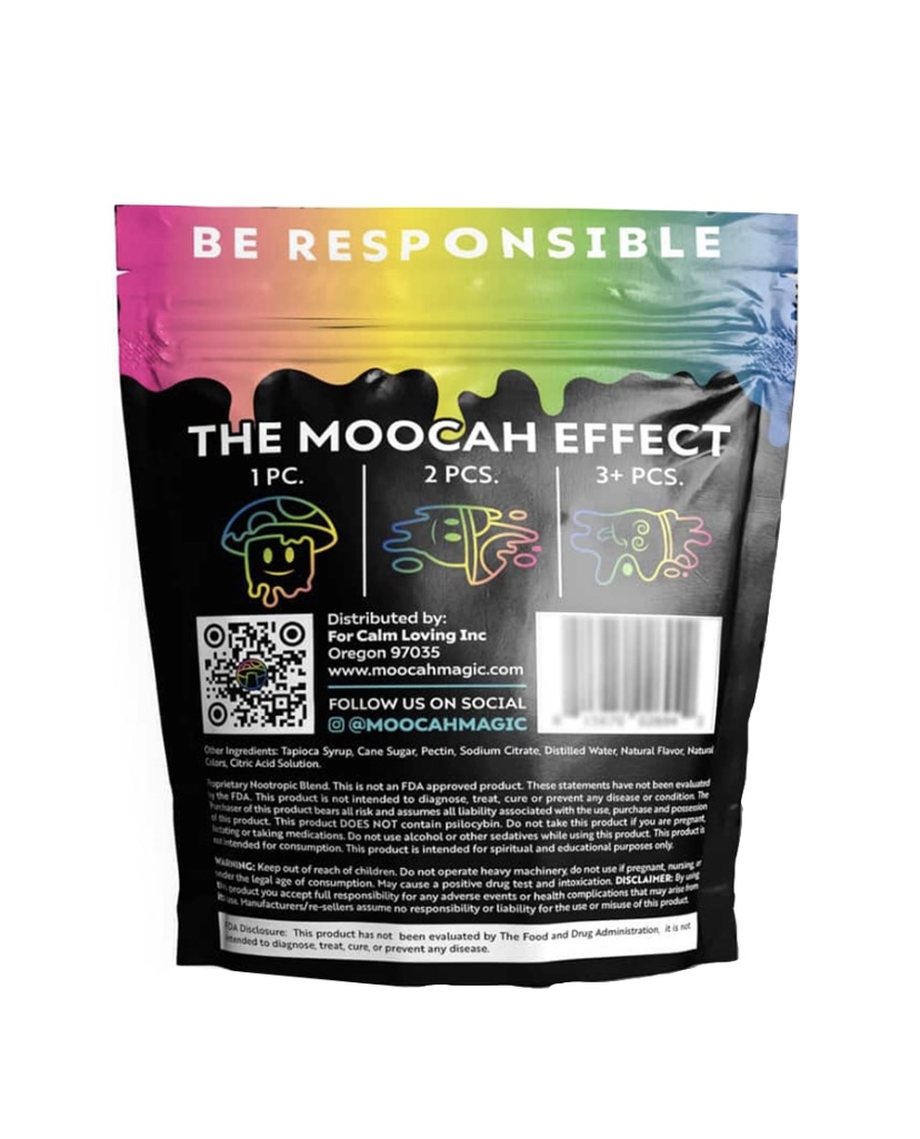 Berry Blast Moocah Mega Dose Mushroom Gummies 5ct - Image 2