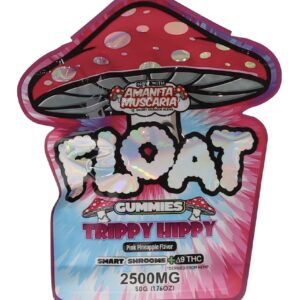 Trippy Hippy Float Mushroom Gummies + Delta 9 THC 2500mg