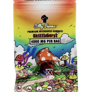 Skittleburst Silly Farms Vegan Mushroom Gummies 4000MG