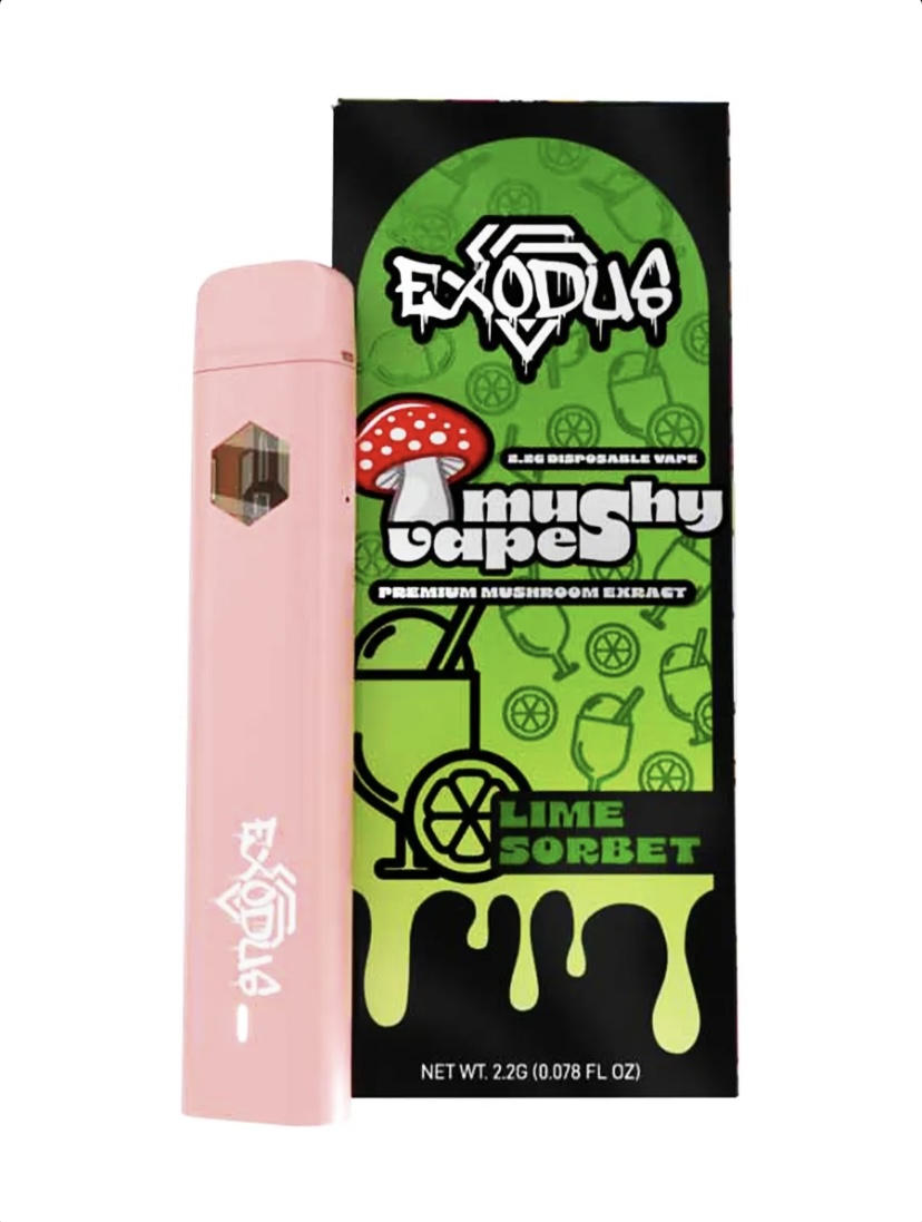 Lime Sorbet Exodus Mushy Disposable Vape 2.2G