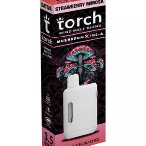 Strawberry Mimosa Torch Mind Melt Mushroom x THC-A Blend Vape 3.5G