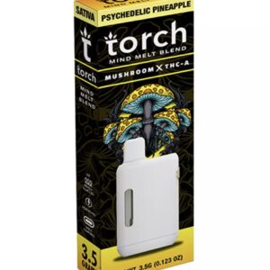 Psychedelic Pineapple Torch Mind Melt Mushroom x THC-A Blend Vape 3.5G