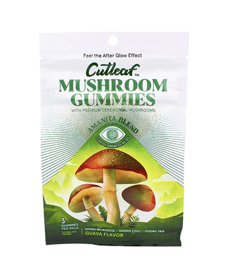 Guava Cutleaf Mushroom Gummies Amanita Blend 500mg