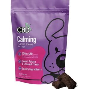 CBDfx Calming Hard Chews For Dogs 600mg CBD