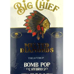 Bomb Pop Big Chief Melted Diamonds THCA+THCP Cart 2G