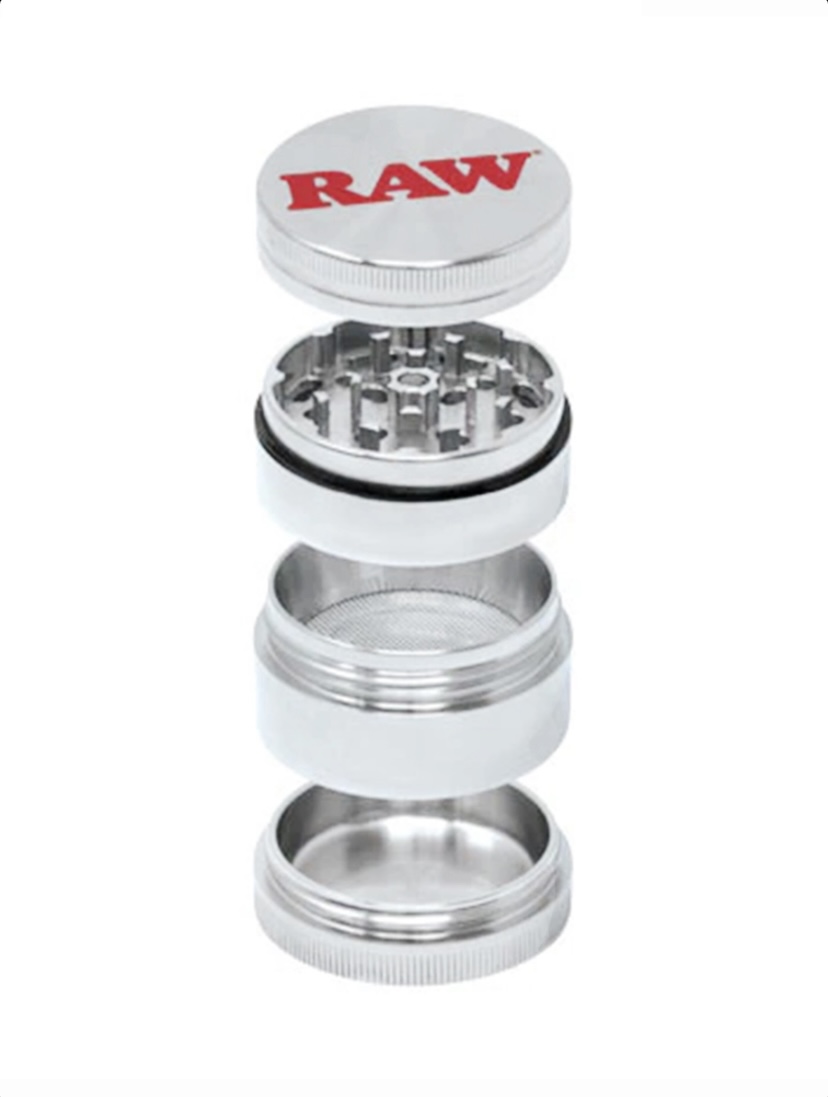 RAW Stainless Steel 4-Piece 50mm Shredder - Image 2