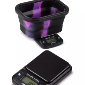 PINK MINI SILICONE BOWL DIGITAL SCALE 100G X 0.01G