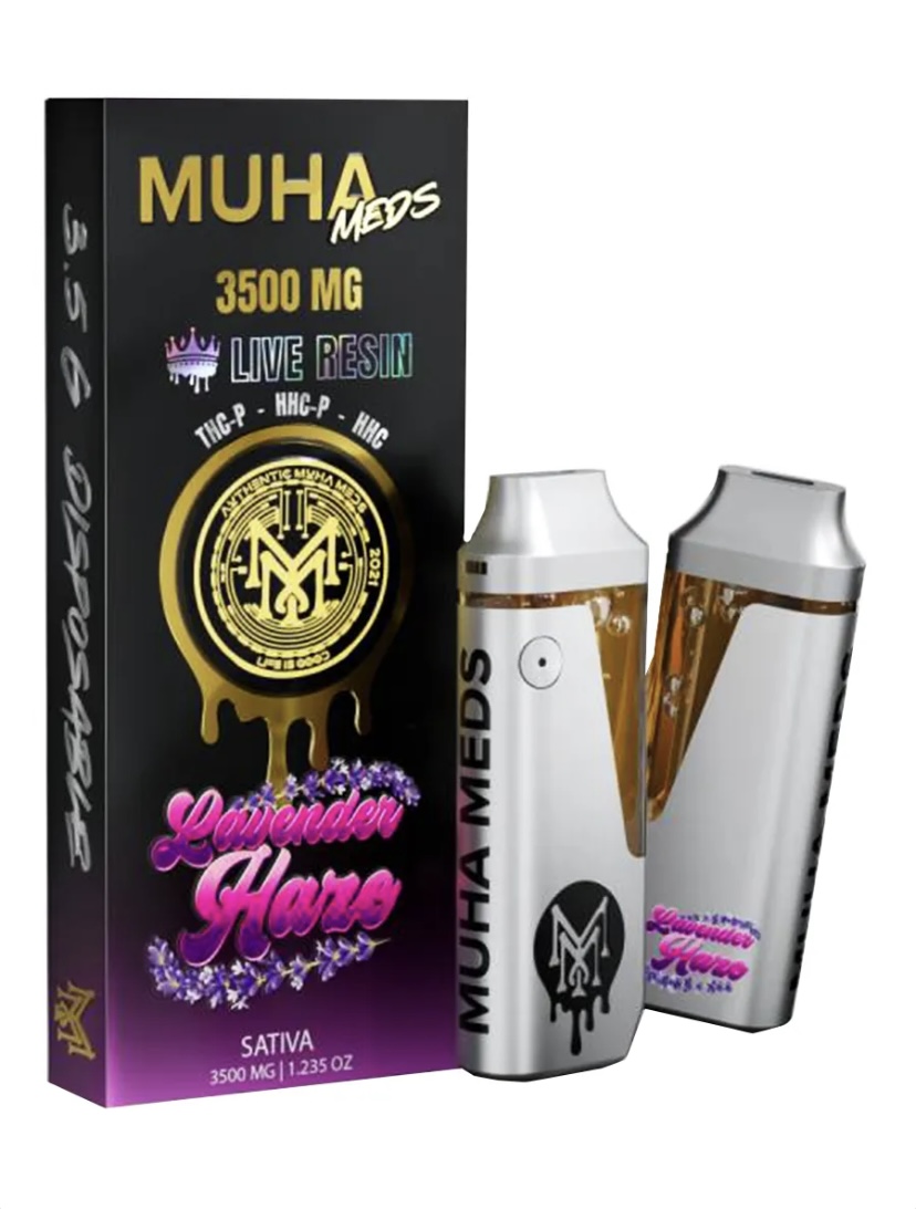 Lavender Haze Muha Meds Live Resin THCP+HHCP+HHC Vape 3500MG