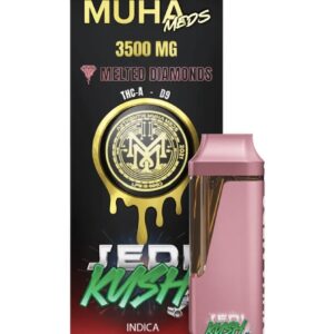 Jedi Kush Muha Meds THC-A Delta-9 Melted Diamonds Disposable 3.5G