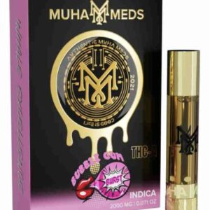 Bubble Gum Burst Muha Meds THC-A Cartridge 2G