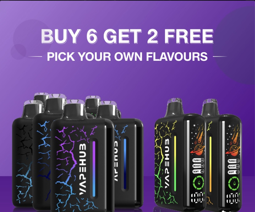 VAPEHUB ULTRA 20000 BUY 6 GET 2 FREE (PICK YOUR OWN FLAVORS)