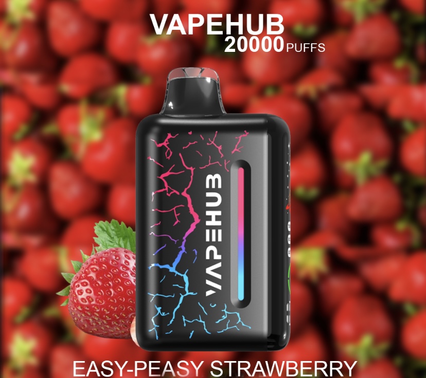 VAPEHUB EASY-PEASY STRAWBERRY – 20000 PUFFS