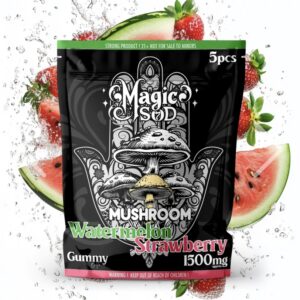 Mushroom Watermelon Strawberry Gummies 1500mg