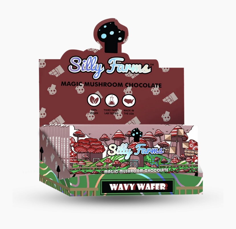Silly Farms Magic Mushroomm Chocolate Bar 7GM - Image 3