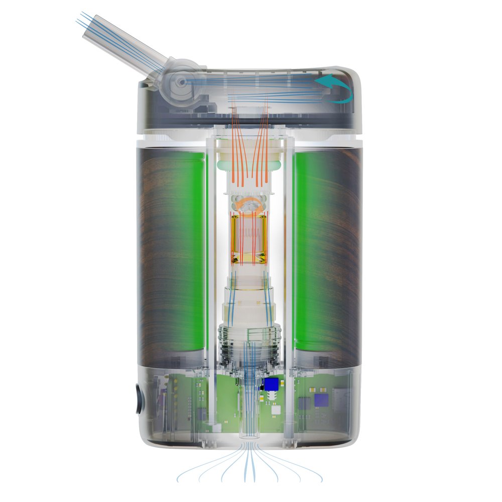 Angus Halogen Vaporizer Ruby Version with 100W Halogen Bulb - Image 8