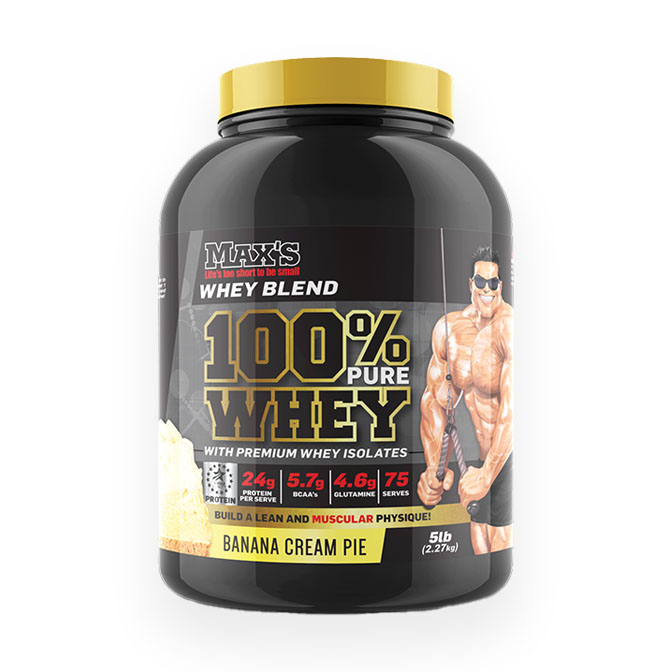 100% Whey Protein by Max’s Protein 2.27kg - Image 4