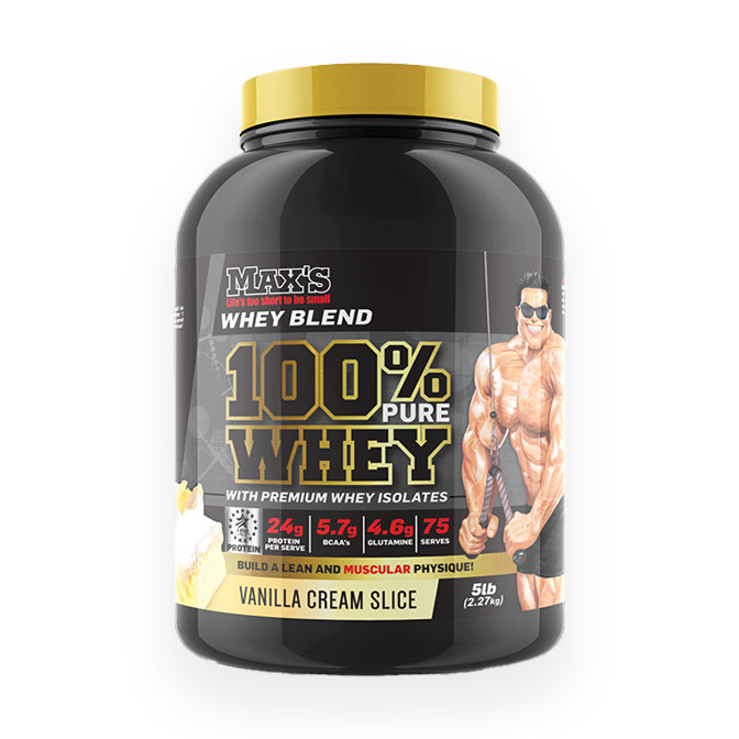 100% Whey Protein by Max’s Protein 2.27kg - Image 3