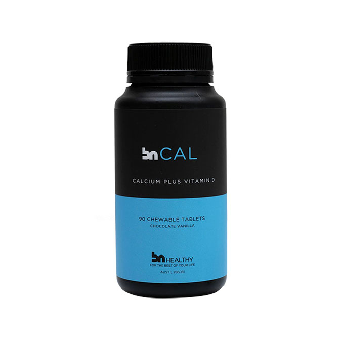 BN Cal by BN Healthy – Calcium & Vitamin D 90 Chewable Tablets