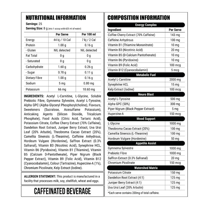 Deficit Clinical Fat Burner 50 serves by Faction Labs - Image 2