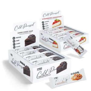 Cold Pressed Protein Bars by Fibre Boost 60g (Box of 12)