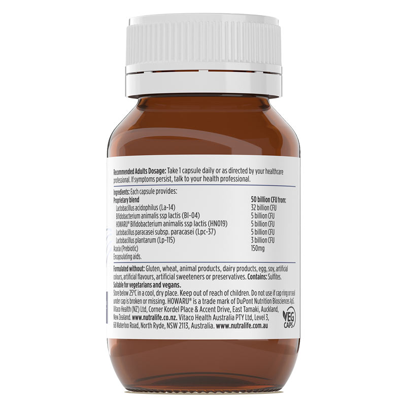 Nutralife Probiotica High Potency 30 Capsules - Image 2